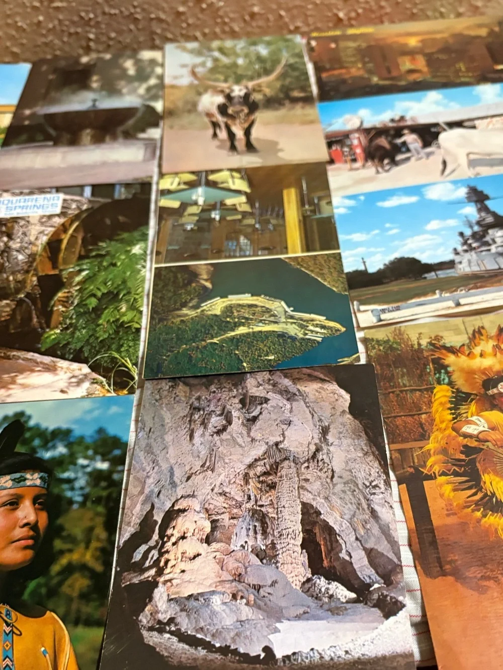 Vintage Native American & Scenic Postcard Lot - Multicolor (15)